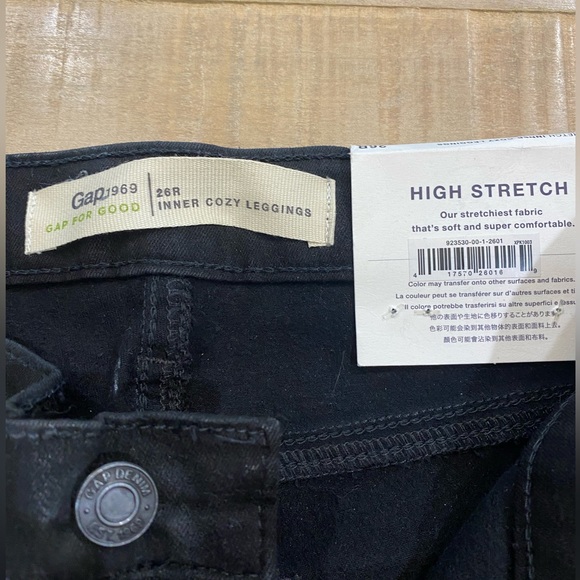 GAP 1969 High Stretch Inner Cozy Leggings NWT - Picture 12 of 13